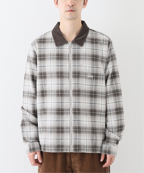 STUSSY（ステューシー）の「【STUSSY / ステューシー】Frank Plaid Zip Ls Shirt（シャツ/ブラウス・メンズ・ブラック/ブラウン・MEDIUM/LARGE）」の4枚目の写真