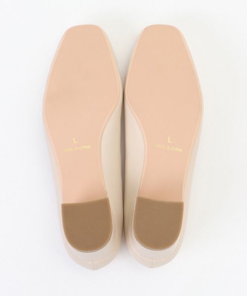 ikka（イッカ）の「スクエアトゥパンプス（パンプス・レディース・ブラック/オフホワイト・M/L）」の10枚目の写真