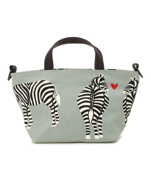 BOHEMIANS（ボヘミアンズ）の「BOHEMIANS/ボヘミアンズ　LOVE ZEBRA MINI SHOULDER BAG ラブゼブラミニショルダーバッグ（ショルダーバッグ・レディース・グリーン・FREE）」の4枚目の写真
