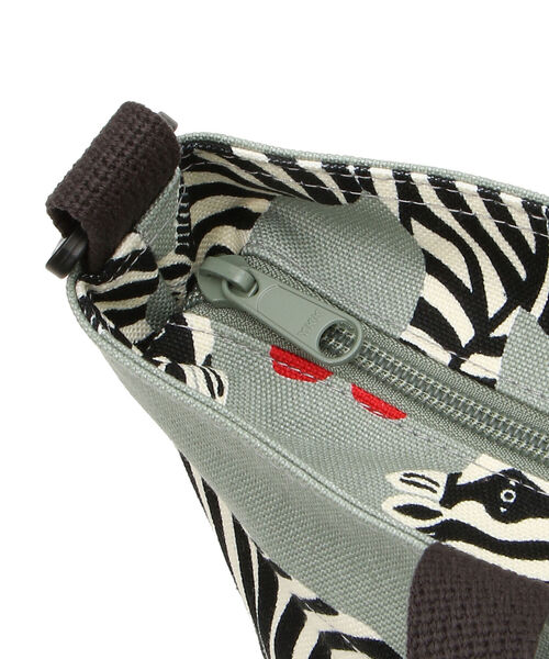 BOHEMIANS（ボヘミアンズ）の「BOHEMIANS/ボヘミアンズ　LOVE ZEBRA MINI SHOULDER BAG ラブゼブラミニショルダーバッグ（ショルダーバッグ・レディース・グリーン・FREE）」の7枚目の写真