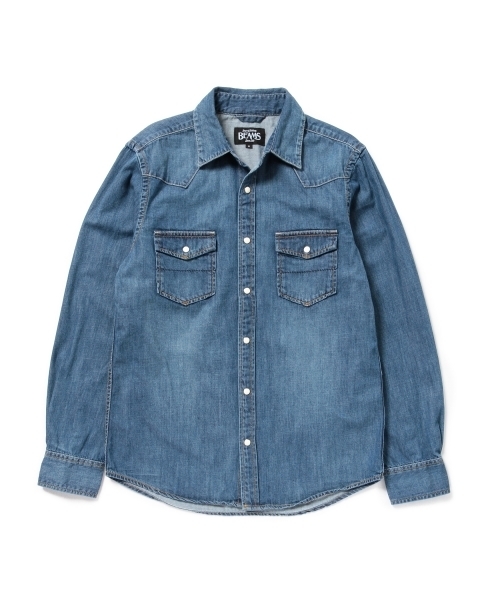 BEAMS（ビームス）の「BEAMS / デニム ウエスタンシャツ（シャツ/ブラウス・メンズ・インディゴブルー/サックスブルー・LARGE/MEDIUM/SMALL）」の20枚目の写真