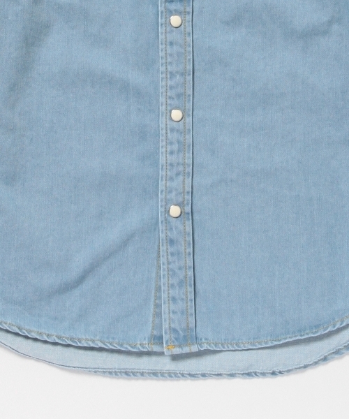 BEAMS（ビームス）の「BEAMS / デニム ウエスタンシャツ（シャツ/ブラウス・メンズ・インディゴブルー/サックスブルー・LARGE/MEDIUM/SMALL）」の15枚目の写真