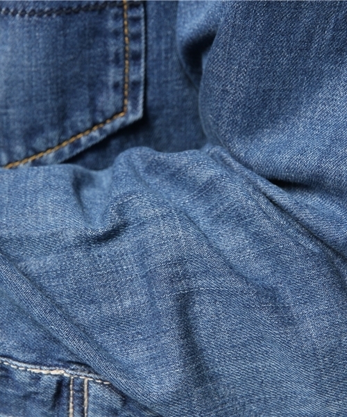 BEAMS（ビームス）の「BEAMS / デニム ウエスタンシャツ（シャツ/ブラウス・メンズ・インディゴブルー/サックスブルー・LARGE/MEDIUM/SMALL）」の8枚目の写真