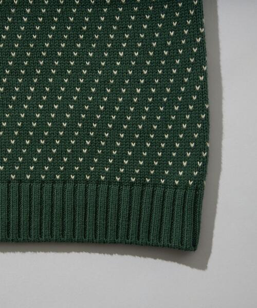 green label relaxing(グリーンレーベルリラクシング)の「【WEB限定】<GLR or> バーズアイ クルーネック ニット ベスト -ユニセックス-(ベスト・メンズ・ダークグリーン/ベージュ/ネイビー・M/S/L)」の19枚目の写真