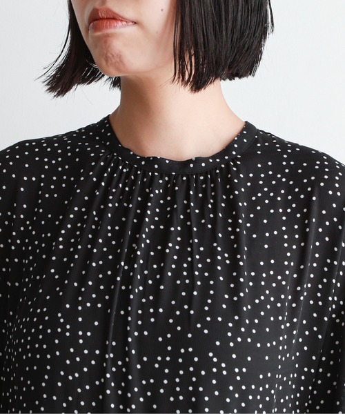 feepur(フェピュール)の「ドットティアードワンピース(ワンピース・レディース・ホワイト/ブラック/グリーン・SMALL/MEDIUM)」の10枚目の写真