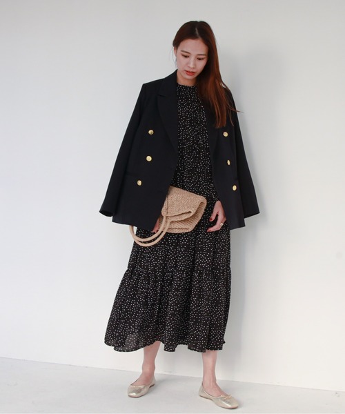 feepur(フェピュール)の「ドットティアードワンピース(ワンピース・レディース・ホワイト/ブラック/グリーン・SMALL/MEDIUM)」の18枚目の写真