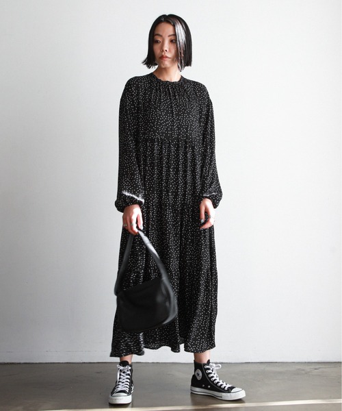 feepur(フェピュール)の「ドットティアードワンピース(ワンピース・レディース・ホワイト/ブラック/グリーン・SMALL/MEDIUM)」の16枚目の写真