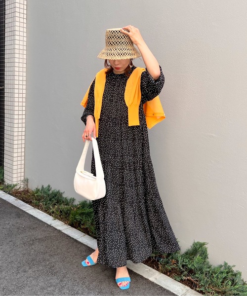 feepur(フェピュール)の「ドットティアードワンピース(ワンピース・レディース・ホワイト/ブラック/グリーン・SMALL/MEDIUM)」の22枚目の写真