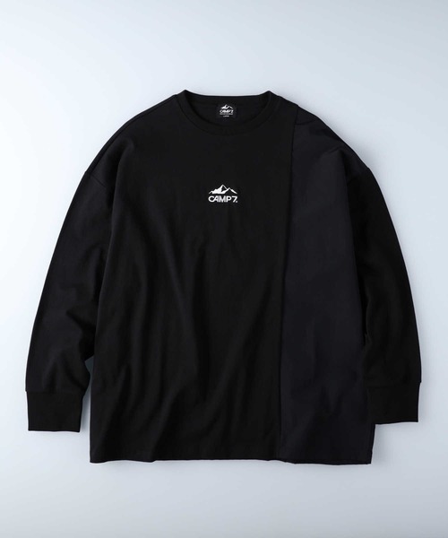 CAMP7（キャンプセブン）の「【CAMP7】ナイロン切り替えロンT（T