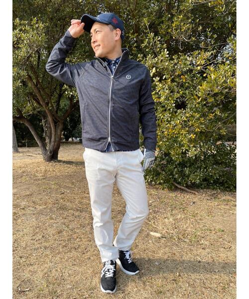 adabat - 美品 アダバット ストレッチ ロング パンツ メンズ 50 (XL) ネイビー ADABAT(アダバット) パンツ｜中古ゴルフウェア通販サイトSTST