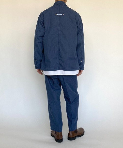 BROOKLYN OVERALL（ブルックリンオーバーオール）の「インディゴツイルカバーオール（カバーオール・メンズ・インディゴブルー・MEDIUM/LARGE）」の14枚目の写真