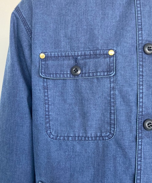 BROOKLYN OVERALL（ブルックリンオーバーオール）の「インディゴツイルカバーオール（カバーオール・メンズ・インディゴブルー・MEDIUM/LARGE）」の9枚目の写真