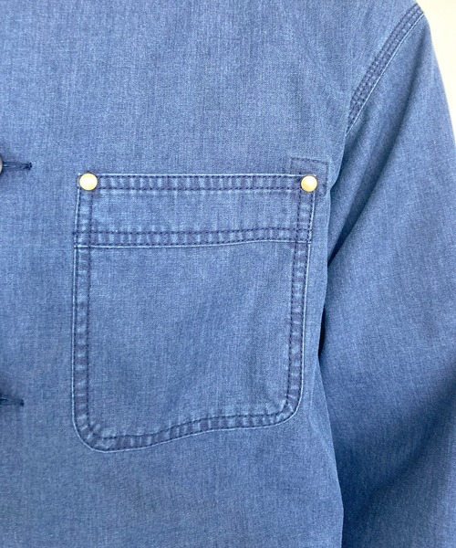 BROOKLYN OVERALL（ブルックリンオーバーオール）の「インディゴツイルカバーオール（カバーオール・メンズ・インディゴブルー・MEDIUM/LARGE）」の10枚目の写真