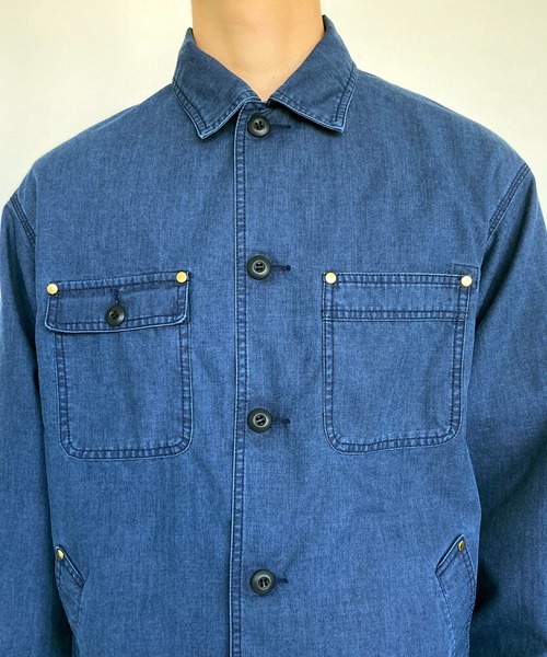 BROOKLYN OVERALL（ブルックリンオーバーオール）の「インディゴツイルカバーオール（カバーオール・メンズ・インディゴブルー・MEDIUM/LARGE）」の11枚目の写真
