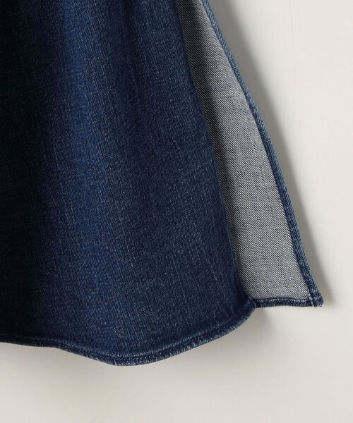 NOLLEY’S（ノーリーズ）の「タイト裾フレアロングスカート（デニムスカート・レディース・ブラック/インディゴブルー・38/36）」の10枚目の写真