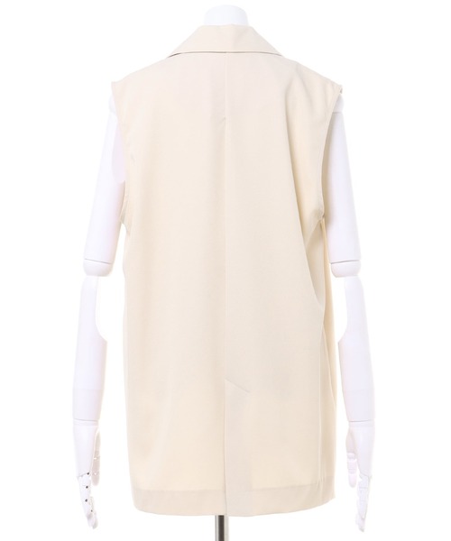 INGNI（イング）の「テーラード／ジレ（ベスト・レディース・ブラック/ベージュ/ブラウン系その他2/アイボリー/オレンジ・M）」の17枚目の写真