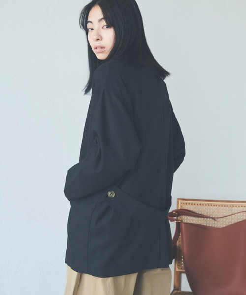 Libra Cue（リブラ キュー）の「リネンミックスリラックスジャケット