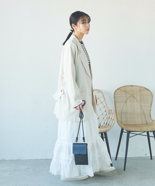 Libra Cue（リブラ キュー）の「リネンミックスリラックスジャケット