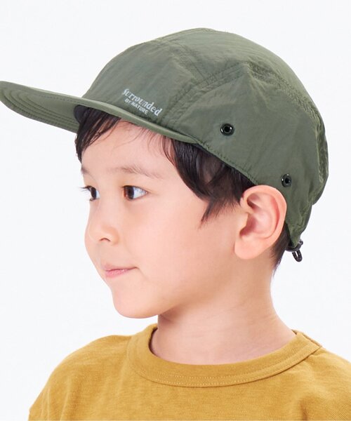 F.O.KIDS（エフオーキッズ）の「ライトジェットキャップ（キャップ・キッズ・イエロー/ライトグレー/レインボー/カーキ/ブラック/ブルー・54/58/50）」の4枚目の写真