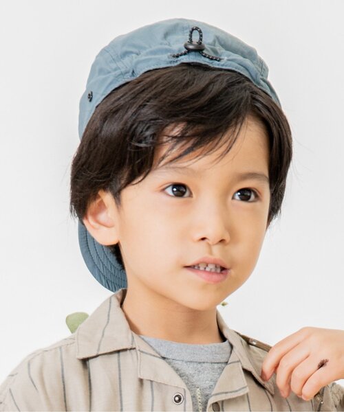 F.O.KIDS（エフオーキッズ）の「ライトジェットキャップ（キャップ・キッズ・イエロー/ライトグレー/レインボー/カーキ/ブラック/ブルー・54/58/50）」の5枚目の写真