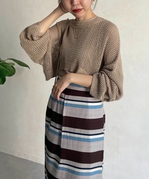 CAPRICIEUX LE'MAGE | ショートメッシュタンクアンサンブル(ニット/セーター)