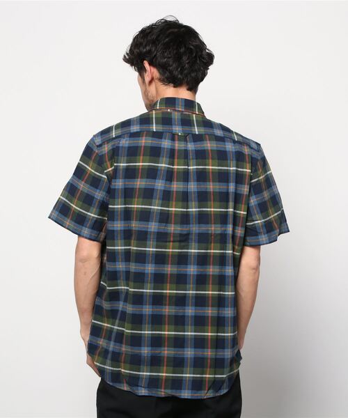 Timberland（ティンバーランド）の「メンズ 半袖 アウトドア ヘリテージ プレイド シャツ（シャツ/ブラウス・メンズ・オレンジ/ダークブルー/ブラウン系その他・SMALL/MEDIUM/LARGE/X-LARGE/XX-LARGE/XXX-LARGE/X-SMALL）」の14枚目の写真