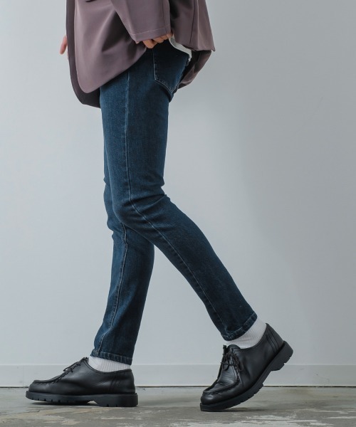 improves（インプローブス）の「5P デニム ＆ ツイル ストレッチ スキニーパンツ（デニムパンツ・メンズ・ブラック/インディゴブルー/ダークブラック・LARGE/MEDIUM）」の13枚目の写真