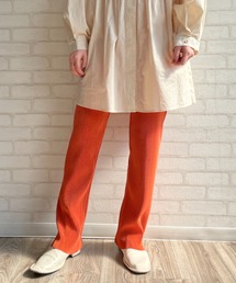 AN CLOSET | セルフカット 美脚プリーツパンツ(その他パンツ)