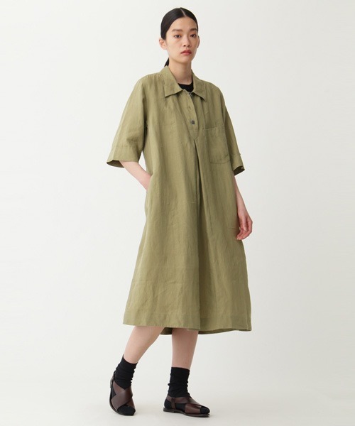 MARGARET HOWELL | リネンワンピース 新品タグ付 MARGARET HOWELL マーガレットハウエル リネンシルクA