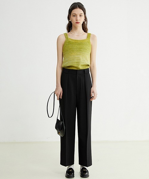 Fano Studios（ファノ ストゥディオズ）の「【Fano Studios】Center seam wide cropped pants FC22K024（スラックス・レディース・ブラック・M/S/L）」の3枚目の写真