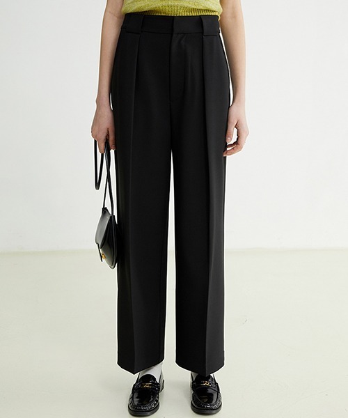 Fano Studios（ファノ ストゥディオズ）の「【Fano Studios】Center seam wide cropped pants FC22K024（スラックス・レディース・ブラック・M/S/L）」の8枚目の写真