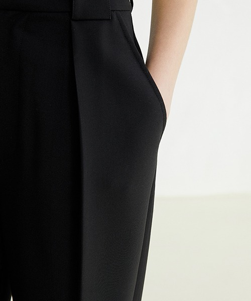 Fano Studios（ファノ ストゥディオズ）の「【Fano Studios】Center seam wide cropped pants FC22K024（スラックス・レディース・ブラック・M/S/L）」の9枚目の写真