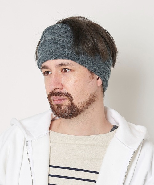 Mighty Shine(マイティシャイン)の「Twist Hair Band / マイティシャイン MIGHT SHINE ヘアバンド 1223005(ニットキャップ/ビーニー・メンズ・グレー/ブラウン/ブラック・FREE)」の3枚目の写真