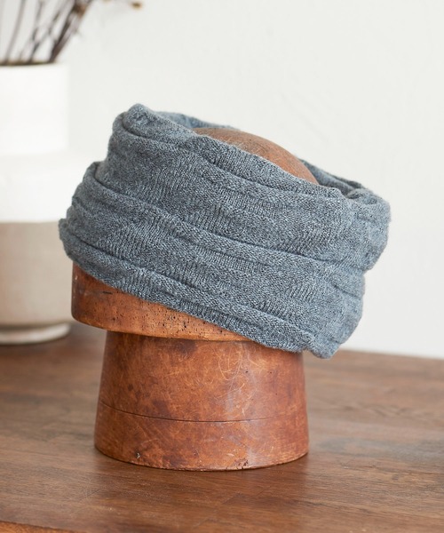 Mighty Shine(マイティシャイン)の「Twist Hair Band / マイティシャイン MIGHT SHINE ヘアバンド 1223005(ニットキャップ/ビーニー・メンズ・グレー/ブラウン/ブラック・FREE)」の10枚目の写真