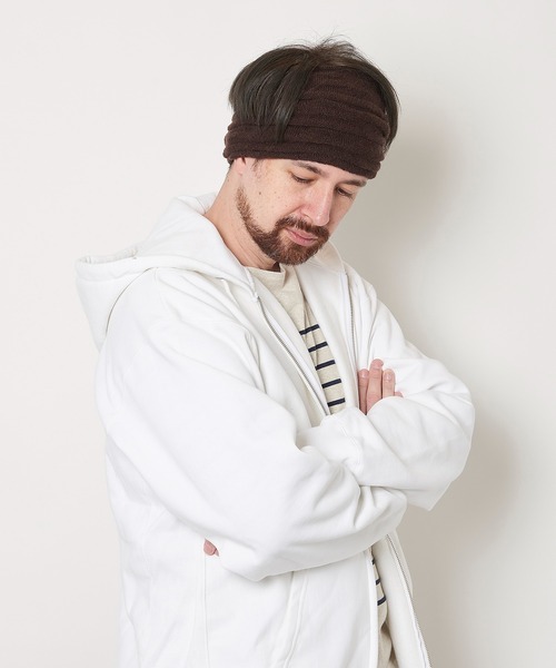 Mighty Shine(マイティシャイン)の「Twist Hair Band / マイティシャイン MIGHT SHINE ヘアバンド 1223005(ニットキャップ/ビーニー・メンズ・グレー/ブラウン/ブラック・FREE)」の11枚目の写真