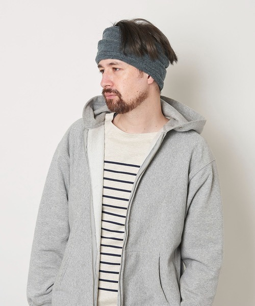 Mighty Shine(マイティシャイン)の「Twist Hair Band / マイティシャイン MIGHT SHINE ヘアバンド 1223005(ニットキャップ/ビーニー・メンズ・グレー/ブラウン/ブラック・FREE)」の8枚目の写真