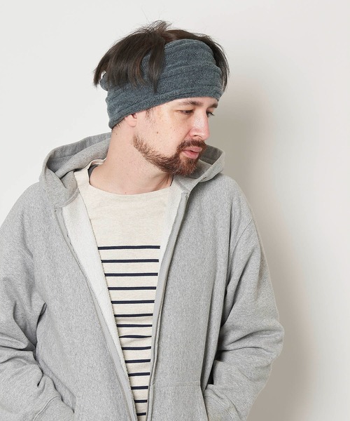 Mighty Shine(マイティシャイン)の「Twist Hair Band / マイティシャイン MIGHT SHINE ヘアバンド 1223005(ニットキャップ/ビーニー・メンズ・グレー/ブラウン/ブラック・FREE)」の14枚目の写真