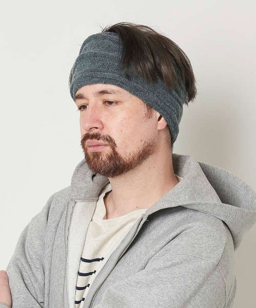 Mighty Shine(マイティシャイン)の「Twist Hair Band / マイティシャイン MIGHT SHINE ヘアバンド 1223005(ニットキャップ/ビーニー・メンズ・グレー/ブラウン/ブラック・FREE)」の12枚目の写真