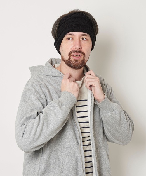 Mighty Shine(マイティシャイン)の「Twist Hair Band / マイティシャイン MIGHT SHINE ヘアバンド 1223005(ニットキャップ/ビーニー・メンズ・グレー/ブラウン/ブラック・FREE)」の9枚目の写真