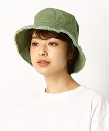 Purple&Yellow | コットンキャンバス フリンジバケットハット(ハット)