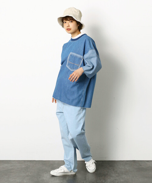 Purple&Yellow（パープルアンドイエロー）の「コットンキャンバス フリンジバケットハット（ハット・メンズ・ブラック/カーキ/キナリ・FREE）」の7枚目の写真