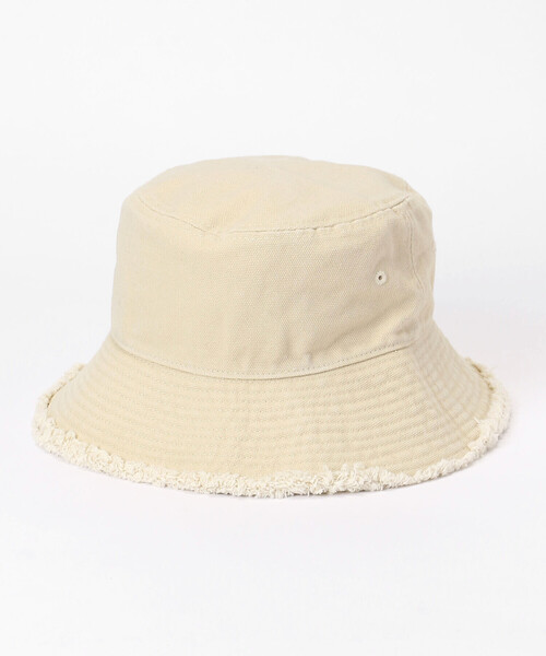Purple&Yellow（パープルアンドイエロー）の「コットンキャンバス フリンジバケットハット（ハット・メンズ・ブラック/カーキ/キナリ・FREE）」の10枚目の写真