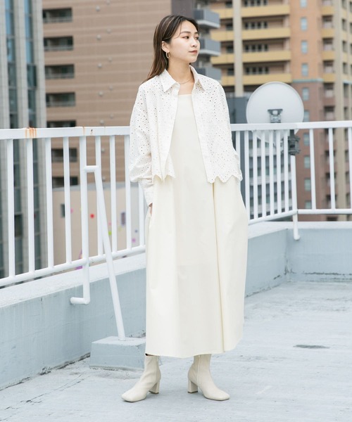 KBF（ケイビーエフ）の「2WAYキャミワンピース（ワンピース・レディース・ブラック/ダークブラウン/アイボリー/グリーン系その他・ONE）」の21枚目の写真