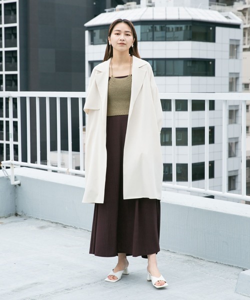 KBF（ケイビーエフ）の「2WAYキャミワンピース（ワンピース・レディース・ブラック/ダークブラウン/アイボリー/グリーン系その他・ONE）」の14枚目の写真