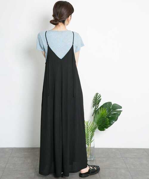 KBF（ケイビーエフ）の「2WAYキャミワンピース（ワンピース・レディース・ブラック/ダークブラウン/アイボリー/グリーン系その他・ONE）」の16枚目の写真