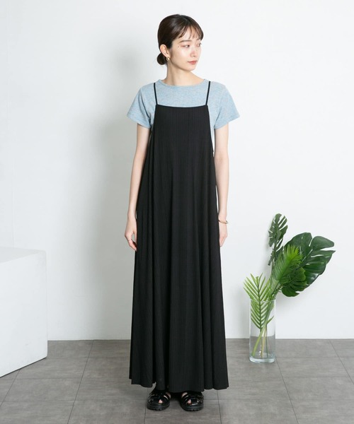 KBF（ケイビーエフ）の「2WAYキャミワンピース（ワンピース・レディース・ブラック/ダークブラウン/アイボリー/グリーン系その他・ONE）」の18枚目の写真