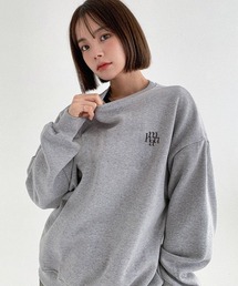 A'GEM/9 × .kom『muah muah/ムーアムーア』SYMBOL LOGO OVERFIT MTM/シンボルロゴ オーバーフィット スウェットシャツ トレーナー
