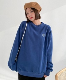 A'GEM/9 × .kom『muah muah/ムーアムーア』SYMBOL LOGO OVERFIT MTM/シンボルロゴ オーバーフィット スウェットシャツ トレーナー