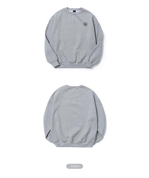muahmuah(ムーアムーア)の「A'GEM/9 × .kom『muah muah/ムーアムーア』SYMBOL LOGO OVERFIT MTM/シンボルロゴ オーバーフィット スウェットシャツ トレーナー(スウェット・レディース・ブラック/グレー/インディゴブルー・FREE)」の16枚目の写真