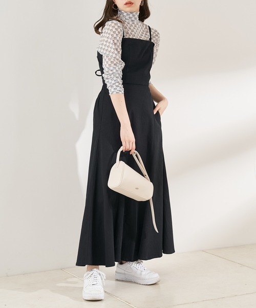 Chico(チコ)の「スクエアレザー細ベルトミニBAG(ハンドバッグ・レディース・アイボリー/ブラック/ミント・FREE)」の6枚目の写真